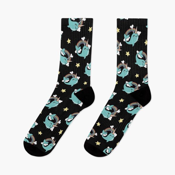 Item preview, Narwhals on Rainbows Happiness Cute Whimsical designed and sold by creative321.