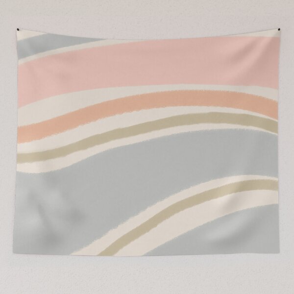 Item preview, Liquid Swirl Wavy Lines Maximalist Pattern Retro Style Cute Aesthetic Grayish Blue designed and sold by scorpiolane.