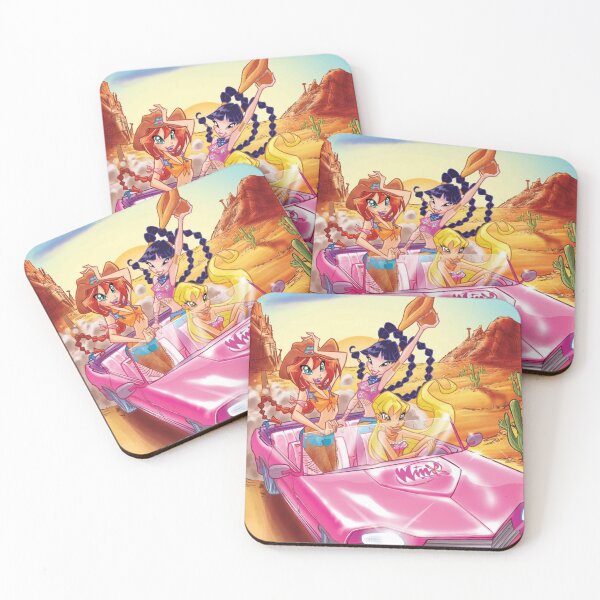 Item preview, Group of girlfriends in a pink car. designed and sold by luna43.