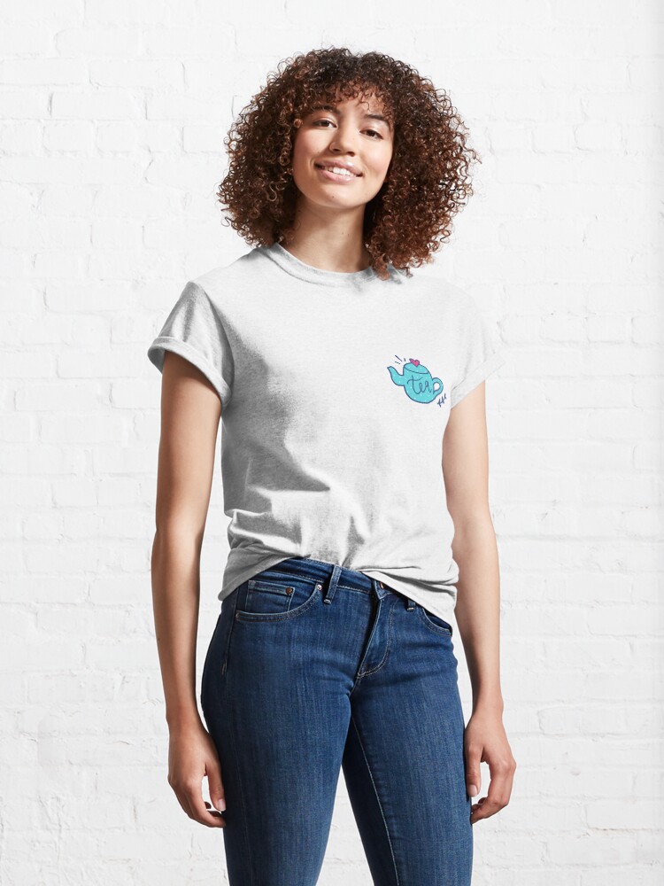Alternate view of Tea Love - Pattern Classic T-Shirt