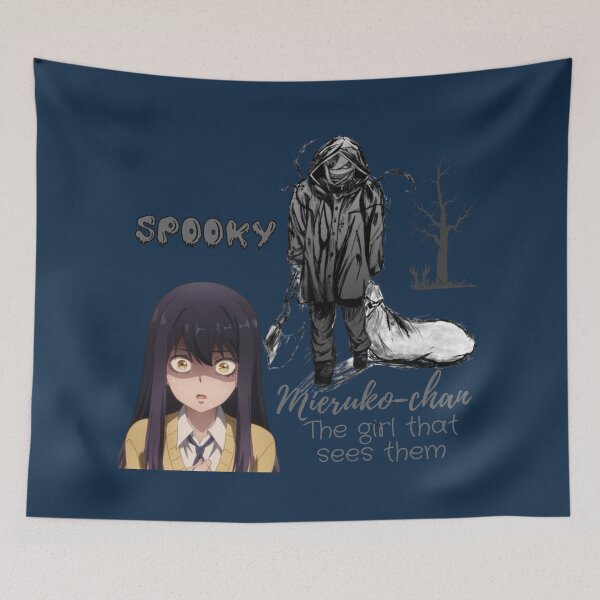 Item preview, mieruko chan ghosts  designed and sold by bluessky.