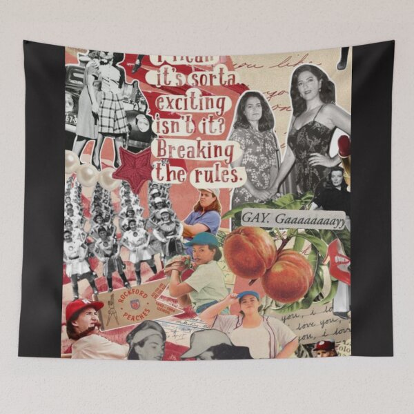 Item preview, A league of their own collage designed and sold by FLAWLESS-ART.