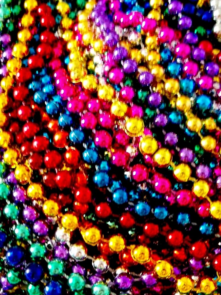 MARDI GRAS BEADS ; Art Deco Print by posterbobs