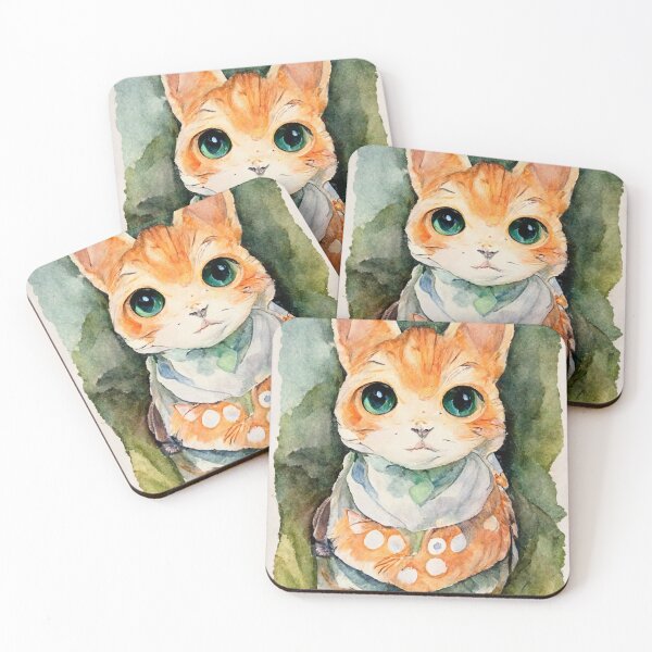 Item preview, Long Eared Kitty designed and sold by Radical  Dreamer Prints.
