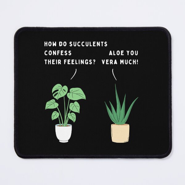 Item preview, Plant joke - How do succulents confess their feelings? (colour) designed and sold by ani-eni.