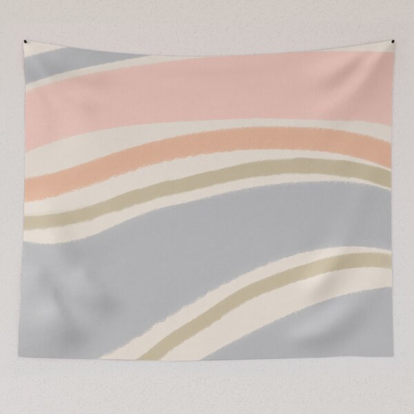Item preview, Liquid Swirl Wavy Lines Maximalist Pattern Retro Style Cute Aesthetic Stone Blue designed and sold by scorpiolane.