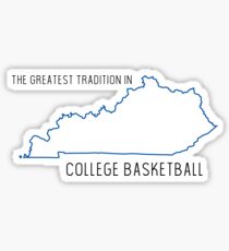 Kentucky Basketball Sticker