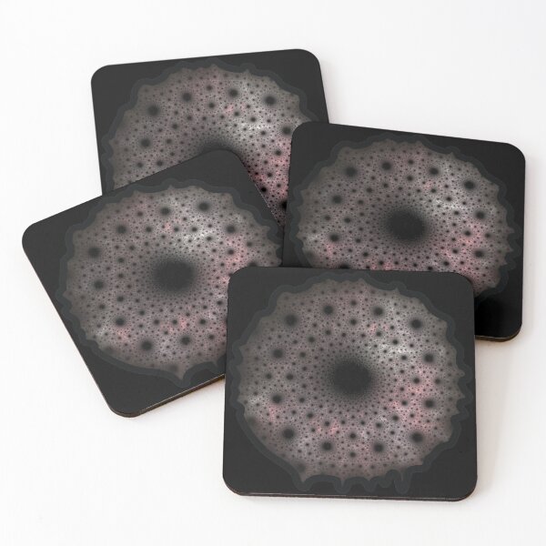Item preview, Stain Fractal Dark opart optical illusion designed and sold by OptLuv.