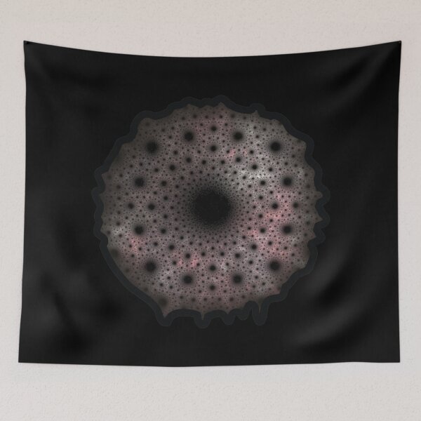 Item preview, Stain Fractal Dark opart optical illusion designed and sold by OptLuv.