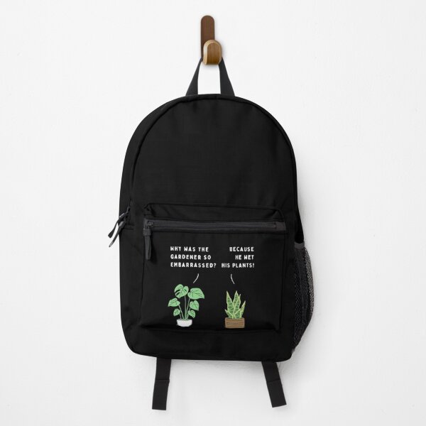 Item preview, Plant joke - Why was the gardener so embarrassed? (colour) designed and sold by ani-eni.