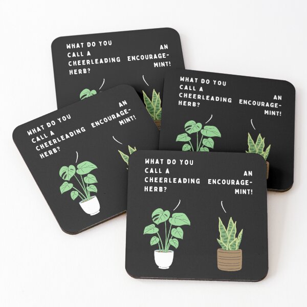 Item preview, Plant joke - What do you call a cheerleading herb? (colour) designed and sold by ani-eni.