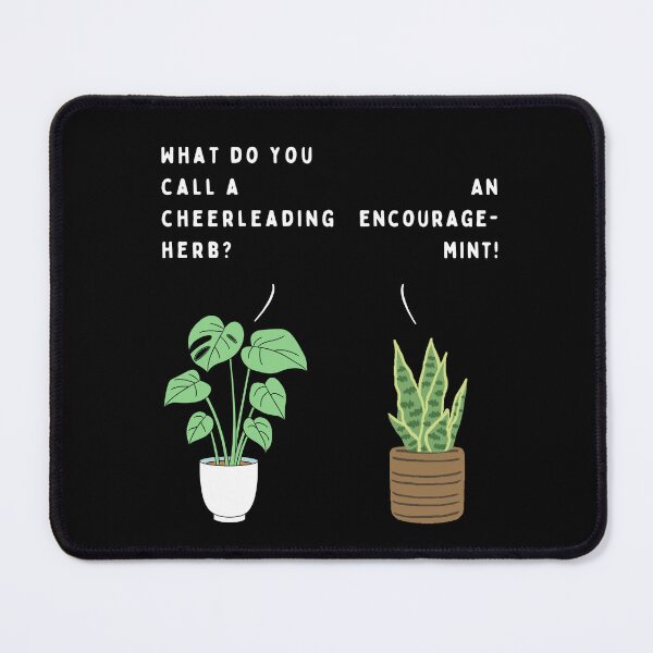 Item preview, Plant joke - What do you call a cheerleading herb? (colour) designed and sold by ani-eni.