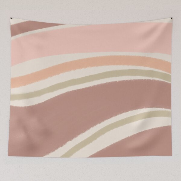 Item preview, Liquid Swirl Wavy Lines Maximalist Pattern Retro Style Cute Aesthetic Cantaloupe designed and sold by scorpiolane.