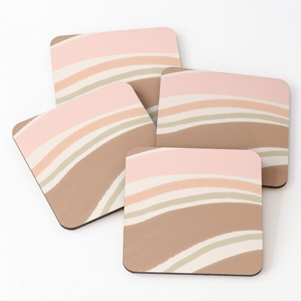 Item preview, Liquid Swirl Wavy Lines Maximalist Pattern Retro Style Cute Aesthetic Caramel designed and sold by scorpiolane.