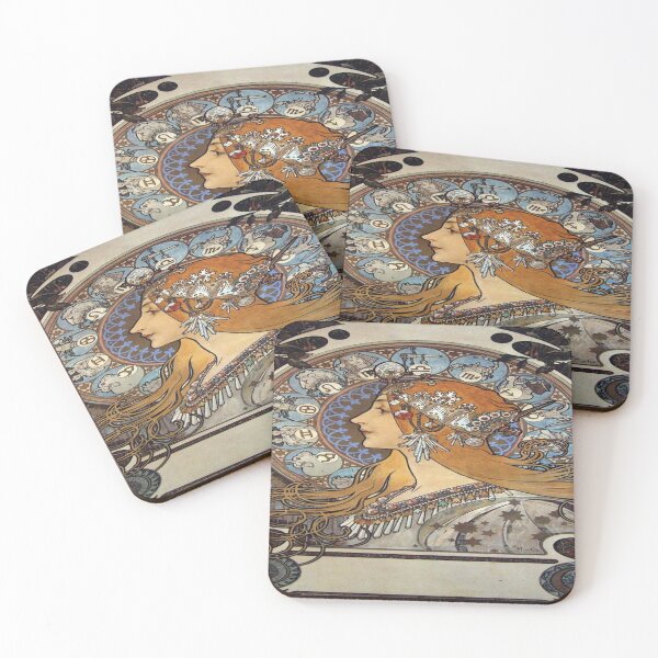 Item preview, Zodiac (Primera versión), de Alphonse Mucha (1896) ALTA DEFINICIÓN designed and sold by beoverpowered.