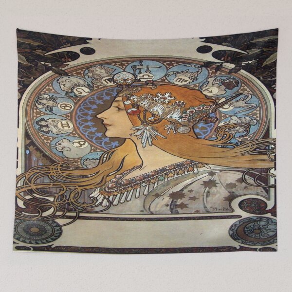 Item preview, Zodiac (Primera versión), de Alphonse Mucha (1896) ALTA DEFINICIÓN designed and sold by beoverpowered.