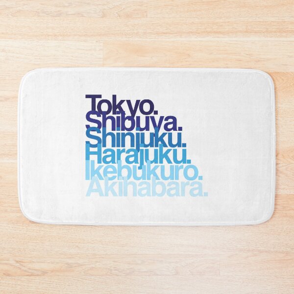 Item preview, Tokyo Districts (blues) designed and sold by conform.