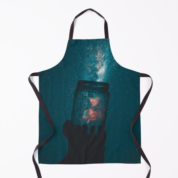 Item preview, Creative Photo with a hand holind a glass unde night sky with stars designed and sold by Darius Bocos.