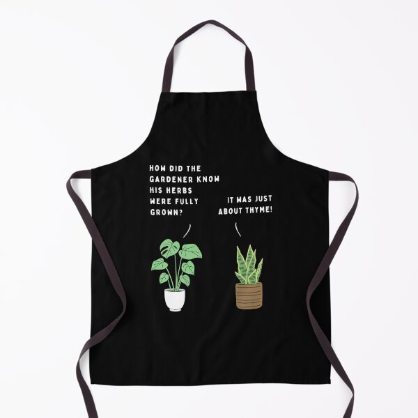 Item preview, Plant joke - How did the gardener know his herbs were fully grown? (colour) designed and sold by ani-eni.