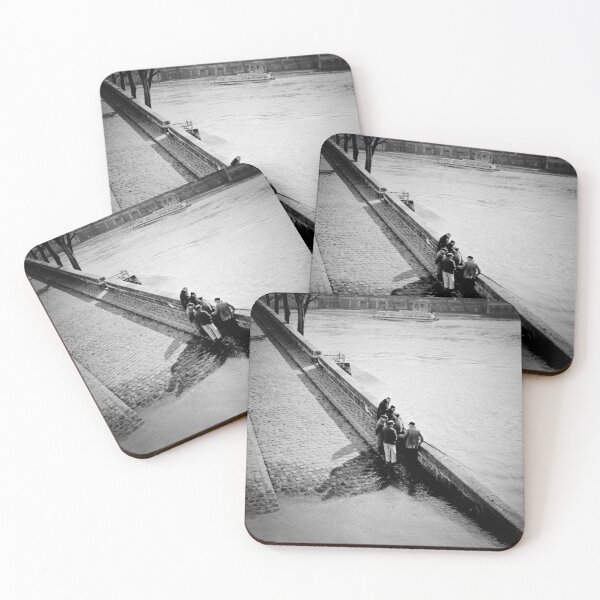 Item preview, Fishing in the side of the  Seine river  bank. designed and sold by PhotogalleryCJ.