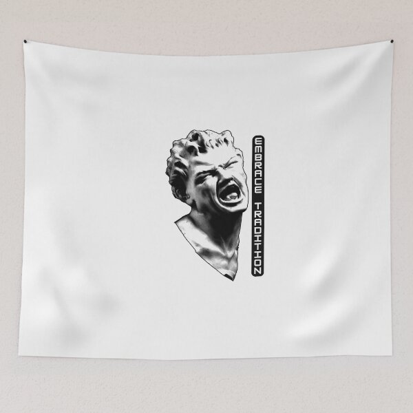 Item preview, Embrace Tradition - Greek Statue Vaporwave designed and sold by PVSKI.