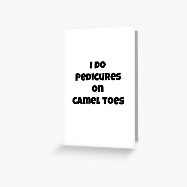 Blue Cameltoes Greeting Card by XPics