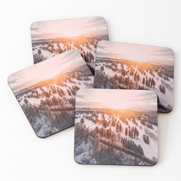 Item preview, Pine Trees on Snowy Field designed and sold by Darius Bocos.