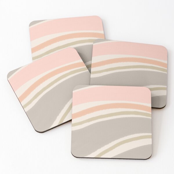 Item preview, Liquid Swirl Wavy Lines Maximalist Pattern Retro Style Cute Aesthetic Light Taupe designed and sold by scorpiolane.