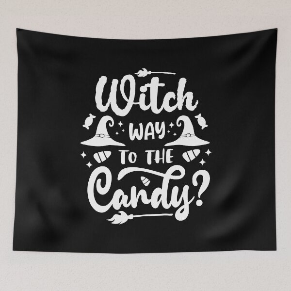 Item preview, Witch Way to the Candy Halloween Witch Candy Lover Kids  designed and sold by SweetbeStore.