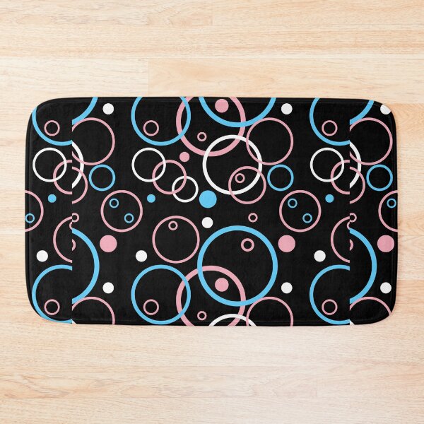 Item preview, Circles Background Trans. Transgender Pride designed and sold by Subtle Pride Shop.