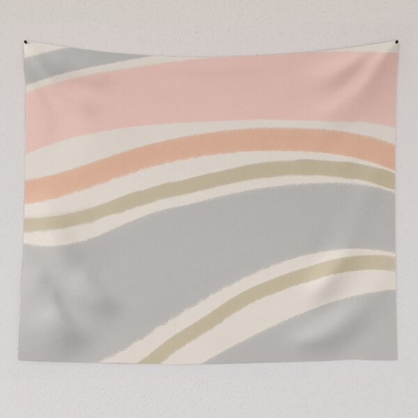 Item preview, Liquid Swirl Wavy Lines Maximalist Pattern Retro Style Cute Aesthetic Taupe designed and sold by scorpiolane.