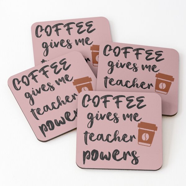 Item preview, Coffe Gives Me Teacher Powers designed and sold by CoolThingss.