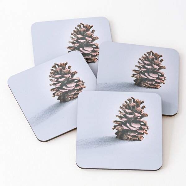 Item preview, Brown Pinecone on Snow Field designed and sold by Darius Bocos.