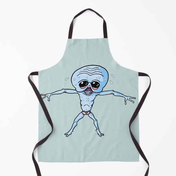 Item preview, Frightened Blulien Bare designed and sold by Flumpy-Tripod.