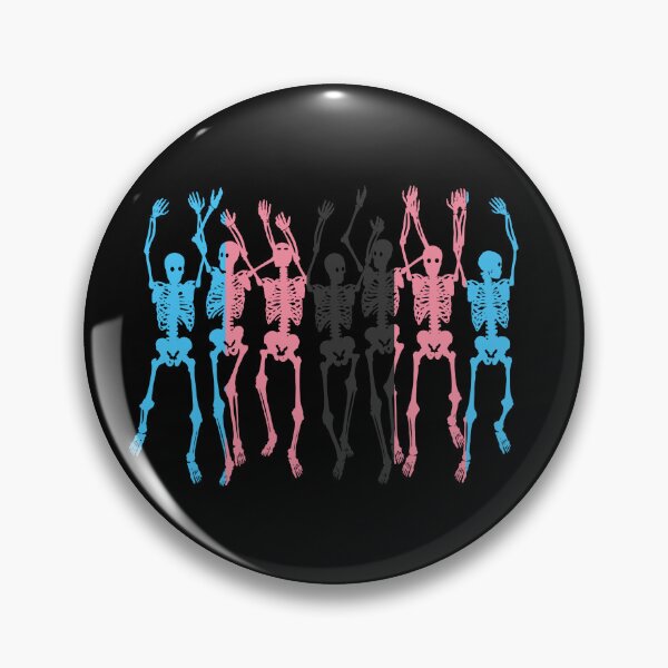 Item preview, Halloween Skeletons Black Trans Flag. Transgender Pride designed and sold by Subtle Pride Shop.
