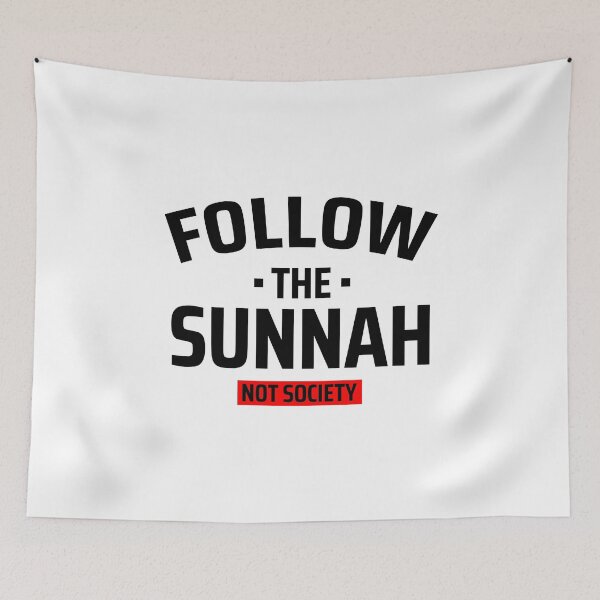 Item preview, follow the sunnah not society - islamic art quotes 8 designed and sold by EfenDesign.