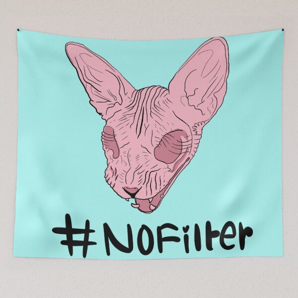 Item preview, Hairless cat no filter designed and sold by mysticallyprint.