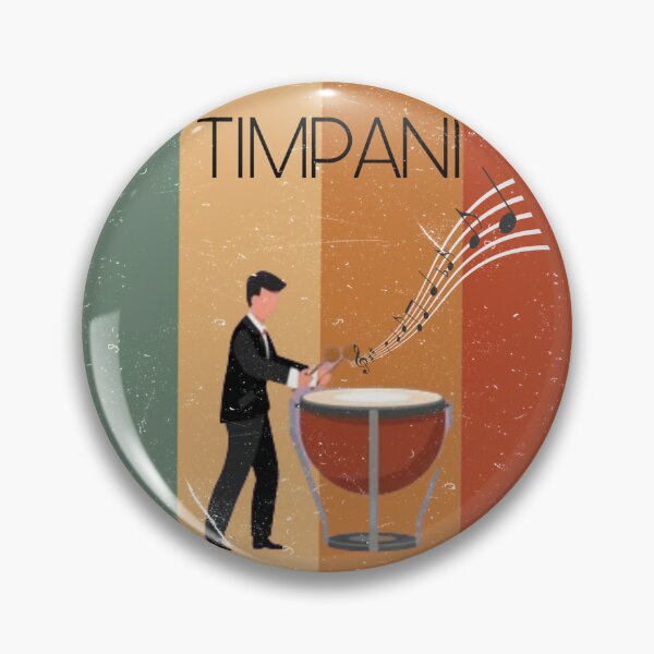Item preview, Vintage Timpani Player Music Gift designed and sold by MandMco.
