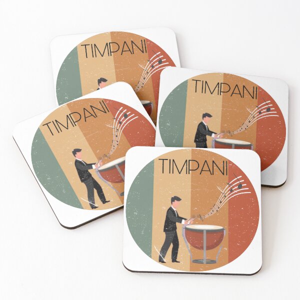Item preview, Vintage Timpani Player Music Gift designed and sold by MandMco.