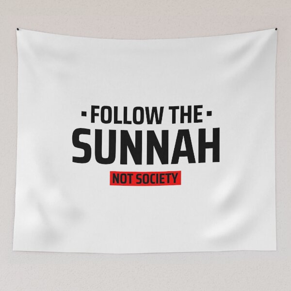 Item preview, follow the sunnah not society - islamic art quotes 9 designed and sold by EfenDesign.
