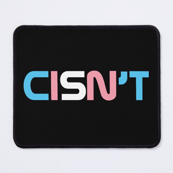 Item preview, Cisn't for Me. Transgender Pride designed and sold by Subtle Pride Shop.