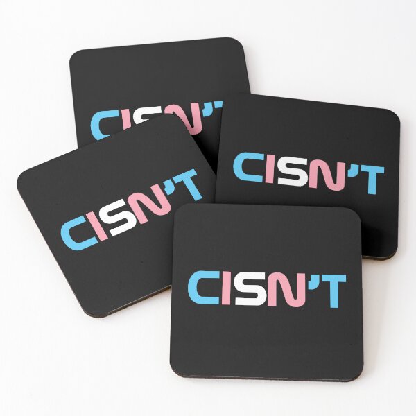 Item preview, Cisn't for Me. Transgender Pride designed and sold by Subtle Pride Shop.