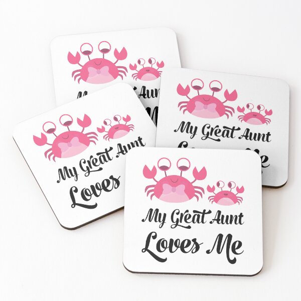 Item preview, Pink Crabs My Great Aunt Loves Me designed and sold by CuteTrendyFinds.