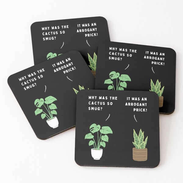 Item preview, Plant joke - Why was the cactus so smug? (colour) designed and sold by ani-eni.