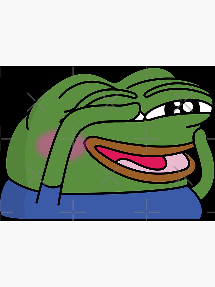 Pepega in HD Twitch Emote | Art Board Print