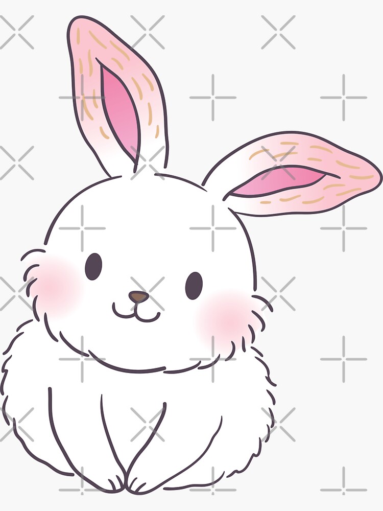 Download HD Rabbit Rabit Animal Pet Kawaii Cute - Cute Bunny Drawing Easy  Transparent PNG Image - NicePNG.com