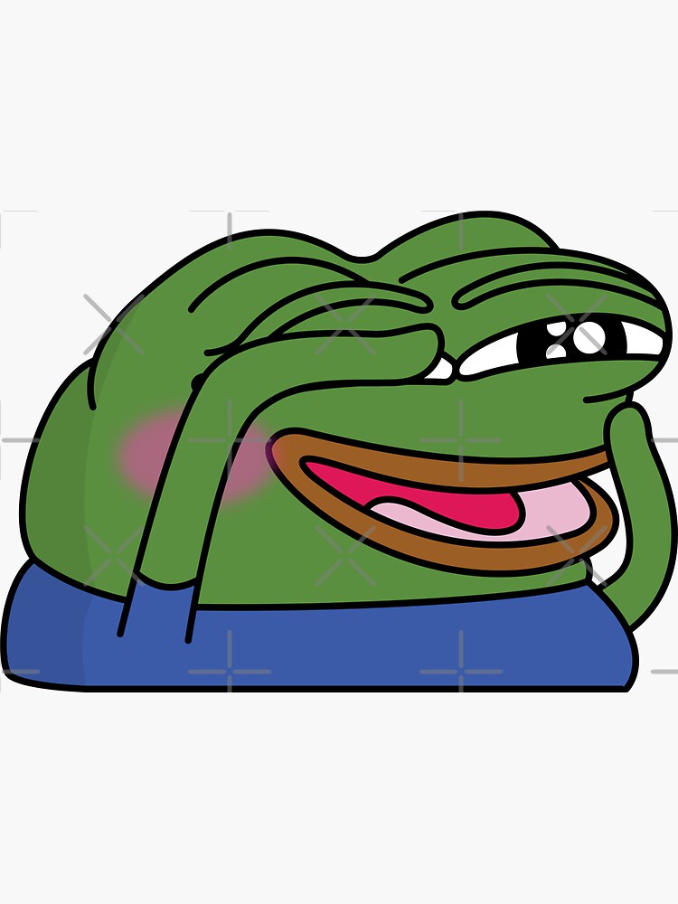 cheeky Poggers emote - peepo pepega twitch discord frog Pin by