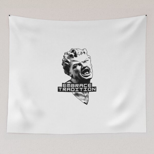 Item preview, Embrace Tradition - Greek Statue Vaporwave designed and sold by PVSKI.