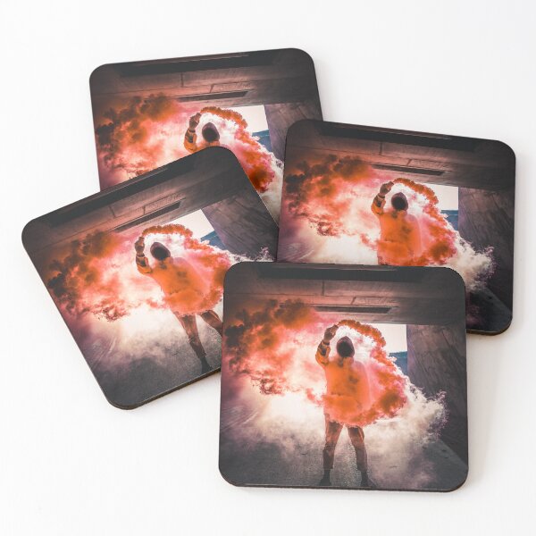 Item preview, Creative Photo with Person with colored smoke designed and sold by Darius Bocos.