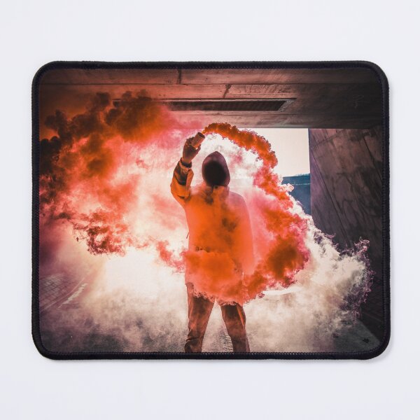 Item preview, Creative Photo with Person with colored smoke designed and sold by Darius Bocos.
